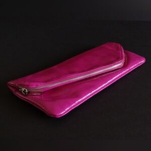 HOBO Hot Pink Patent Leather Clutch